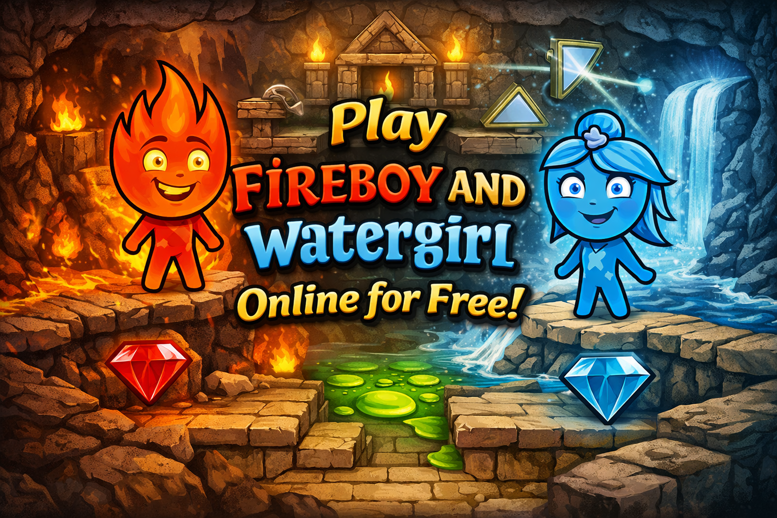 Play online Fireboy and Watergirl